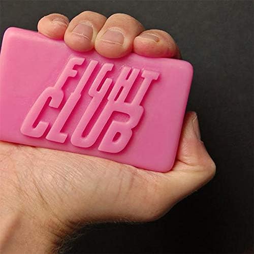 Fight Club Shape Silicone Soap Molds,Silicone Cake Mold Fight Club Resin Clay Soaps Making Moulds，Officially Licensed (1)