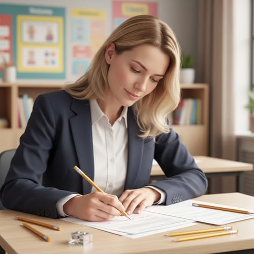 Adhere 25pcs Checking Pencils Erasable colored Pencils Pre-Sharpened #2 HB,for Checking Tests Grading,Map Coloring, editing Office Favors,including a Free sharpener. (Gold)