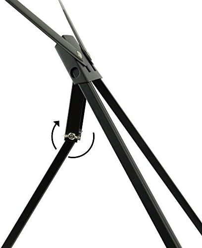 Conda Aluminum Tabletop Easel, Portable Tripod Display Stand Adjustable Height from 15" to 21" with Extension Arm Wings, Desktop Display Easel for Canvas, Paintings, Photos, Signs