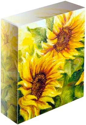 Creative Mark The Edge Deluxe Cotton 2-1/2 in. Deep Stretched Canvas for Painting, 8x8 6-Pack, 14oz. Primed Weight, Universal Archival Priming, Medium Tooth, Frameless Artwork Canvas for Painters