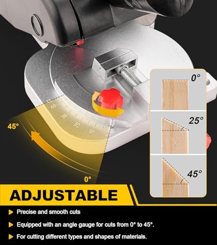 Sbestily Mini Miter Cut-Off Chop Saw for Miniature Model Making, Arrow Saw