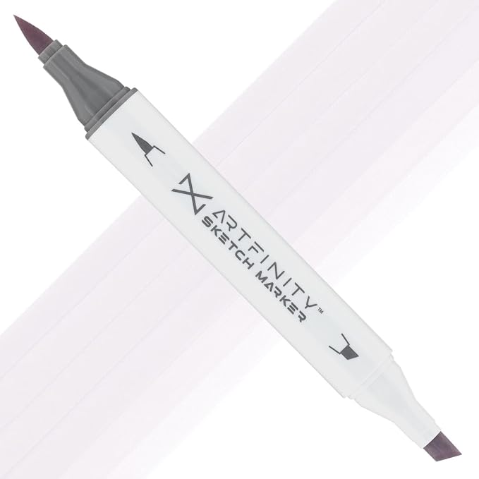 Artfinity Sketch Markers - Rose Quartz V9-1, Vibrant, Professional, Dye-Based Alcohol Markers for Artists, Drawing, Travel, & More