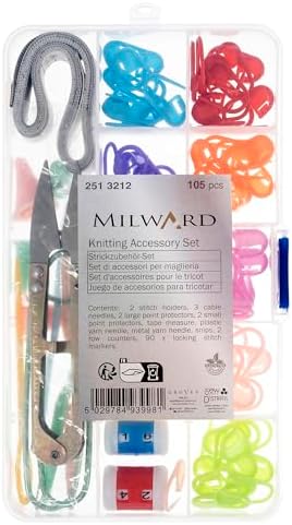 Milward Knitting Accessories, Assorted, 2 x 10 x 19.5cm