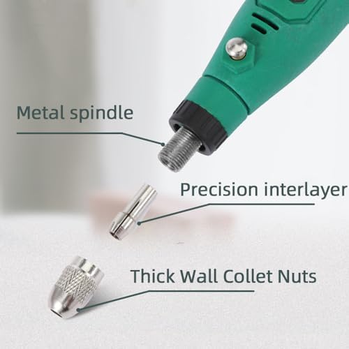 3 Speeds 44pcs Mini Cordless Rotary Tool Set - USB Rechargeable 3.6V Motor, Ergonomic Design for Sanding, Polishing, Drilling, Etching & DIY Crafts - Includes Multiple Bits & Accessories