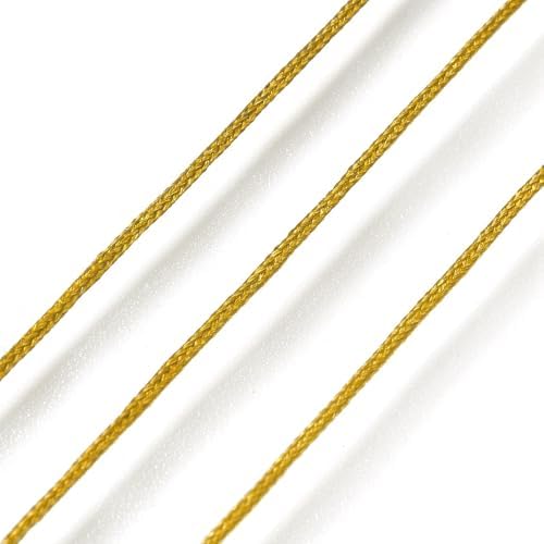 Elecrelive 43 Yards Nylon String 0.8mm Dark Goldenrod Nylon Beading Thread