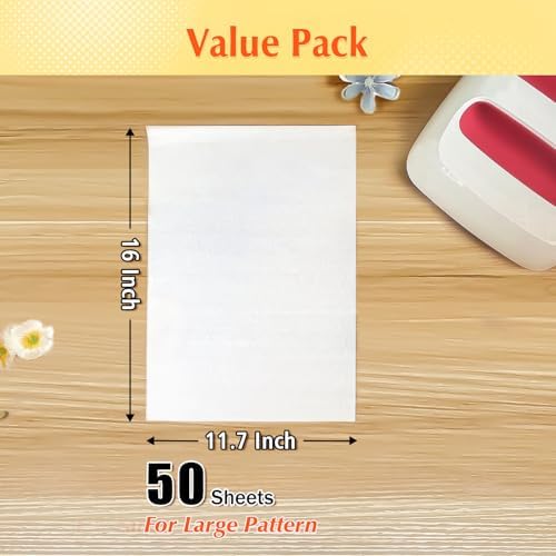 TransOurDream 50 Sheets Teflon Paper for Heat Press 11×17"
