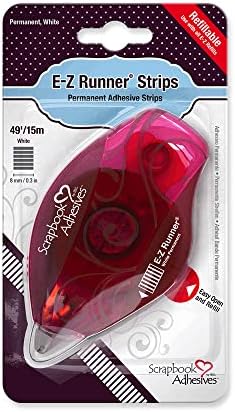 SCRAPBOOK ADHESIVES BY 3L E-Z Runner Permanent Refillable Dispenser, 49 Feet
