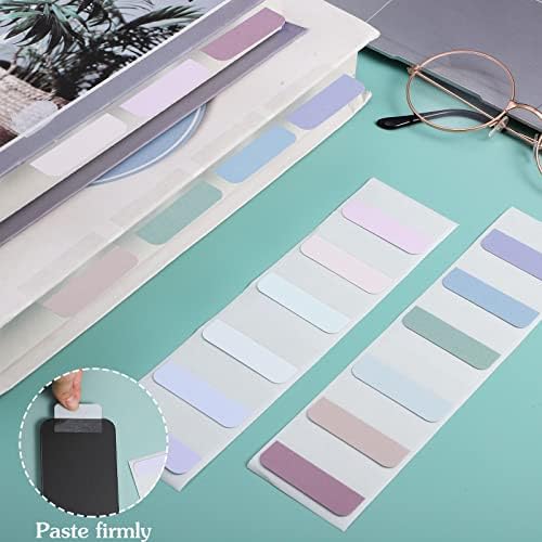 240 Pcs Sticky Index Tabs, Colored Book Tabs for Notebooks, 1.8×1 Inch