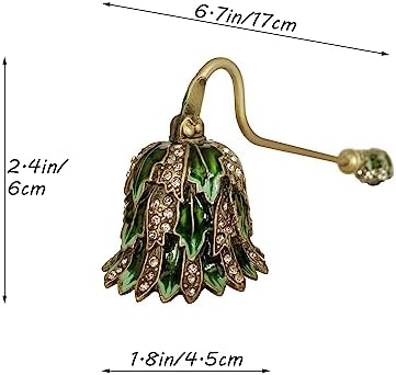 Candle Snuffer, Unique Candle Extinguisher Snuffer, Decorative Candle Extinguisher Metal Candle Tool (Green Leaf)