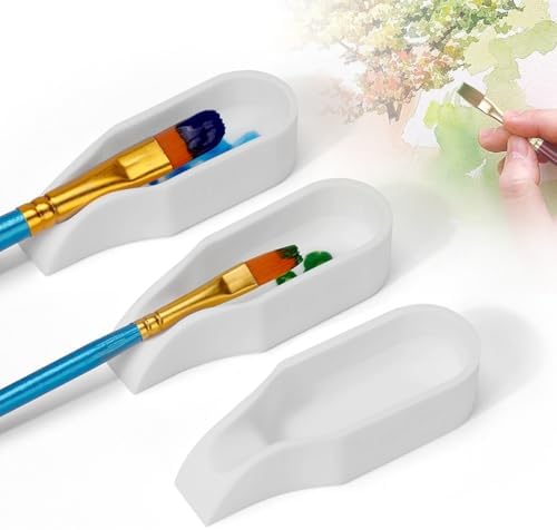 Silicone Paint Brush Rest Holder for Watercolor Oil Acrylic Painting Brush