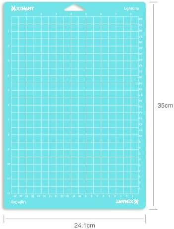 Xinart Cutting Mats for Cricut Joy Xtra Light Grip Adhesive Blue Cutting mats for Cricut Joy Xtra (8.5”x12” Light Adhesive,4 mats)