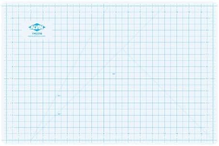 ALVIN TM Translucent Cutting Mat 12 x 18 inch | 3mm Layer with Grid on 1 Side | Light Box Compatible - Model TM2218