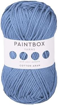 Paintbox Yarns 100% Cotton Aran Yarn 1.76oz / 50g, 93yds / 85m