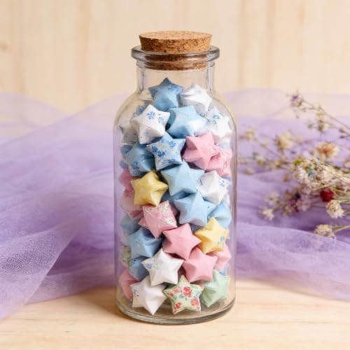 520 Sheets Star Paper Strips, Colorful Origami Lucky Star Paper for DIY Hand Crafts, Cute Artistic Creativity Folding Strips for Diary Recording, Home Decoration & School Project