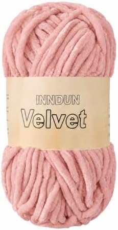 Soft Velvet Chenille Yarn for Crocheting, Super Bulky Yarn for Blankets