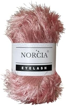 Eyelash Yarn Fun Fur Yarn(100g-3.5oz) (153yds-140mt) Fuzzy Premium Soft Crochet DIY Hand Knitting 100% Polyester