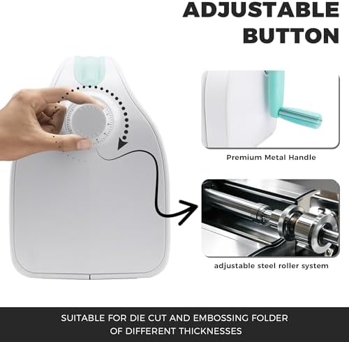 Find Scraplooms Adjustable 9 inch Die Cutting Machine Kit,Embossing Machine for Cardmaking,Scrapbooking (9 inch Adjustable)