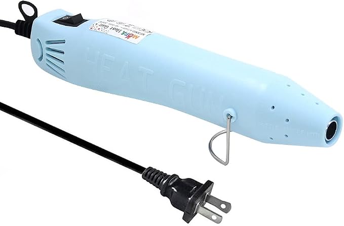 mofa Resin Heat gun,6.6ft Cable 300W Hot Air Gun for Crafting,Acrylic Paint Dryer Multi-Purpose Electric Heating Nozzle (Light Blue)