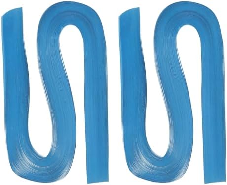 PATIKIL 240pcs Quilling Strips Paper 1/8"(3mm) 21"(54cm) Origami Paper Quilling Strip for Art DIY Hand Craft Christmas, Blue