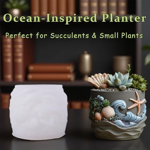 Starfish Resin Molds Silicone, Ocean Candle Mold for Epoxy Casting