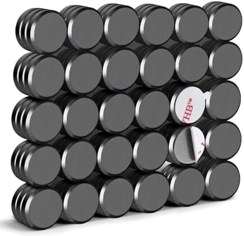 DIYMAG Strong Adhesive Magnets, 90pcs 0.7x0.12in Fridge Magnet