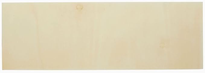 Bright Creations Unfinished Wood Canvas Boards - Boards for Crafting & Painting - Hanging Wood Sign & Wall Decor - 4 x 12 in, Pack of 6