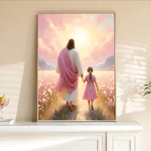 AIBOERL Paint by Numbers Kit for Adults Beginner,Jesus Religion, 12X16In