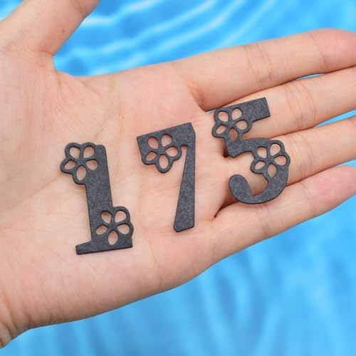 Lapoo Words Cutting Die for Scrapbooking - Durable, Cut Stencils for DIY Scrapbook Photo Album Decorative Paper Card, Card Making Supplies Party Wedding Decorations (Arabic Numerals 4.5 x 3 in)