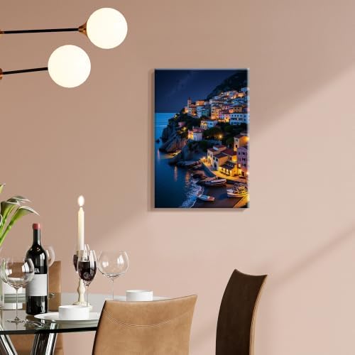 SmartEZ Framed Paint by Numbers Kit for Adults Landscape, Paint by Numbers