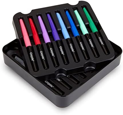 Crayola Blending Marker Kit with Decorative Case, 14 Vibrant Colors & 2 Colorless Blending Markers