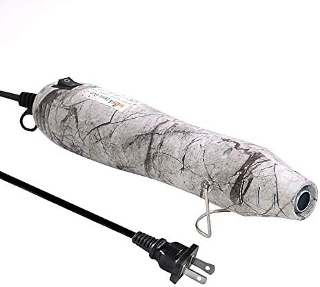mofa Resin Heat gun,6.6ft Cable 300W Heat Gun for Crafts,Acrylic Paint Dryer Multi-Purpose Electric Heating Nozzle (Marble)