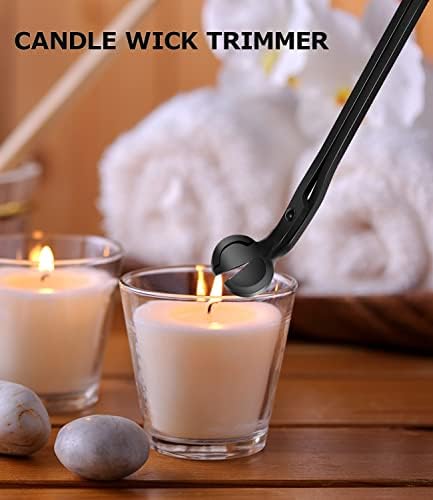 4 IN 1 Candle Accessory Making Kit for Gifts Candle Lovers (Black)