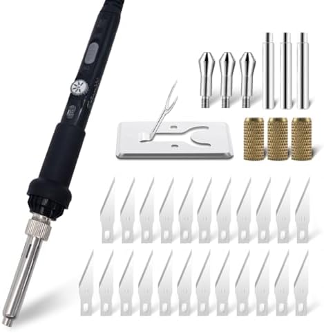 31 Pieces Electric Hot Knife Foam Cutter Plastic Tool | 23 Blades |