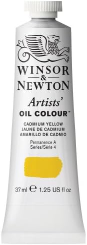 Winsor & Newton Artists' Oil Paint, 37ml Tube, Cadmium Yellow
