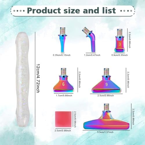 DoreenBow 13Pcs Diamond Art Tools Glow in The Dark Diamond Art Accessories