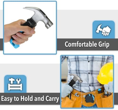 Mr. Pen- Claw Hammer, 8oz, Light Blue, Magnetic