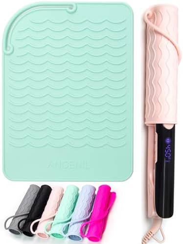 ANGENIL Heat Resistant Silicone Mat for Curling Iron Mat, Flat Iron, Crafts