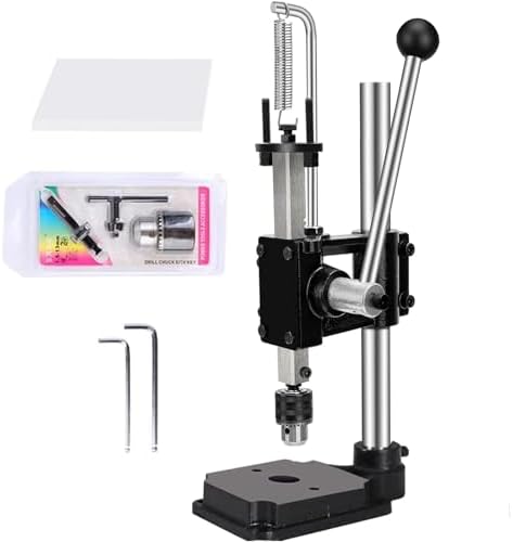 Leather Press Hole Puncher Upgraded Hand Punching Machine for DIY Leather Craft Punching Holes Cutting,Forming Pressing,Install Rivets and Snap Buttons