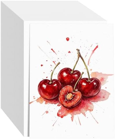 252 Sheets Watercolor Paper 5x7, 110lb/230 GSM Cold Press Water Color Paper