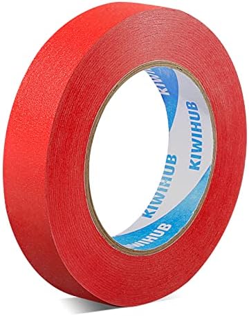 Red Painters Tape,1 inch x 60 Yards