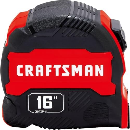 CRAFTSMAN Tape Measure, Compact Easy Grip, 16 FT (CMHT37441S) (Pack of 6)