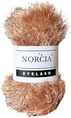 Eyelash Yarn Fun Fur Yarn(100g-3.5oz) (153yds-140mt) Fuzzy Premium Soft Crochet DIY Hand Knitting 100% Polyester