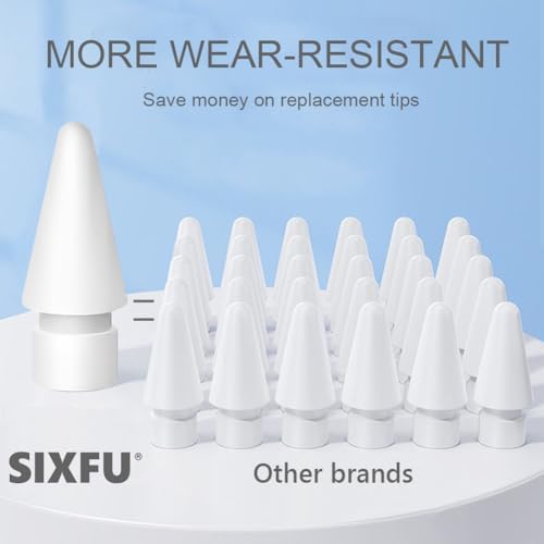 Replacement Tips for Apple Pencil USB-C/ 1st Generation/ 2nd Generation Tip(12 Pack)