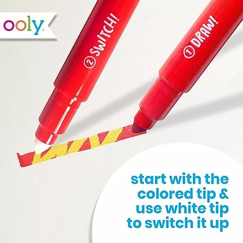 Ooly Switch-Eroo Magic Color Changing Markers, Set of 12