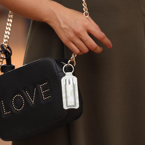 Sublimation chapstick holder blanks keychain,Bulk Neoprene Sleeve Key Ring Holder for sublimation keychain