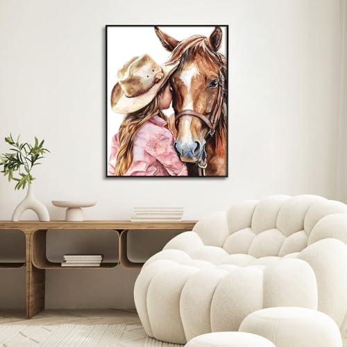 Paint by Numbers Kit for Adults, Horse DIY Painting Kit, 16x20 Inch