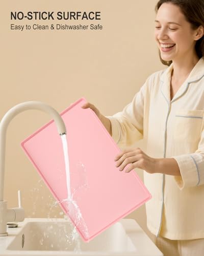 Silicone Art Mat for Crafts, 12" x 19" Waterproof Non-Slip Painting Mat