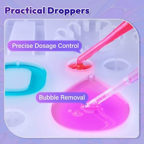 HeyClear Epoxy Resin Kit 32oz Crystal Clear, Hard, DIY Crafts for Adults
