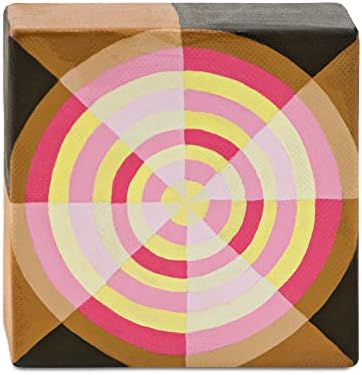 Creative Mark The Edge Deluxe Cotton 1-1/2" Deep Stretched Canvas for Painting, 5x5 Pack of 45, 14oz. Primed Weight, Universal Archival Priming, Medium Tooth, Frameless Artwork Canvas for Painters