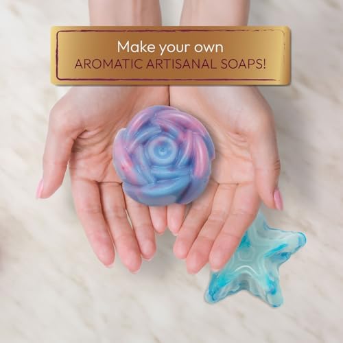 Science4you Artisanal Soaps Making Kit for Adults - Make Your Own Soaps with This Craft Kit, Make 3 Different Scented Soaps, Craft Kits for Adults UK, A Craft Gifts for Women & Mens